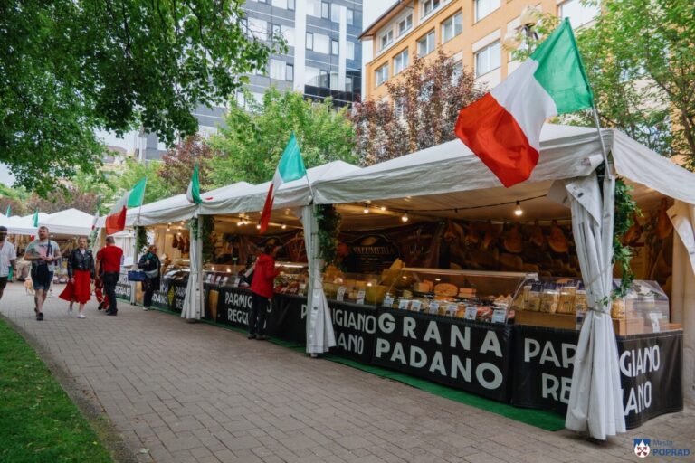 Centrum Popradu sa zmení na malé Taliansko, ožije gastronómiou i hudbou