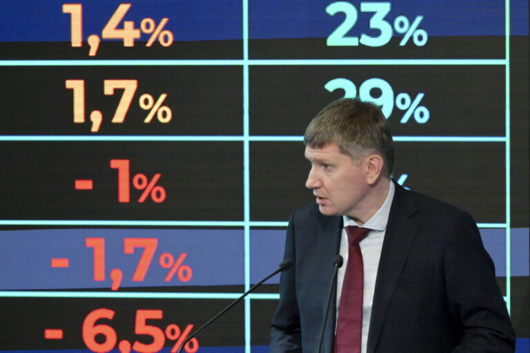Ekonomika Ruska padá do recesie, minister hospodárstva prosí o pomoc centrálnu banku